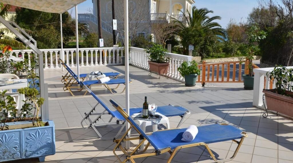 The terrace